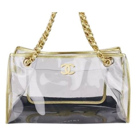 chanel beach bags|chanel clear tote bag.